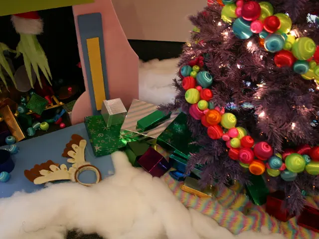 holiday selection featuring Scandinavian-themed presents suitable for children's Christmas...