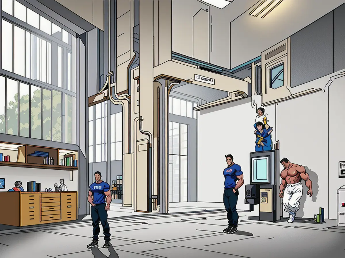 The new wing's interior is depicted in an illustration, with an anticipated opening date slated for 2030. The image reveals the inner layout of the upcoming wing, scheduled to commence operations in 2030.